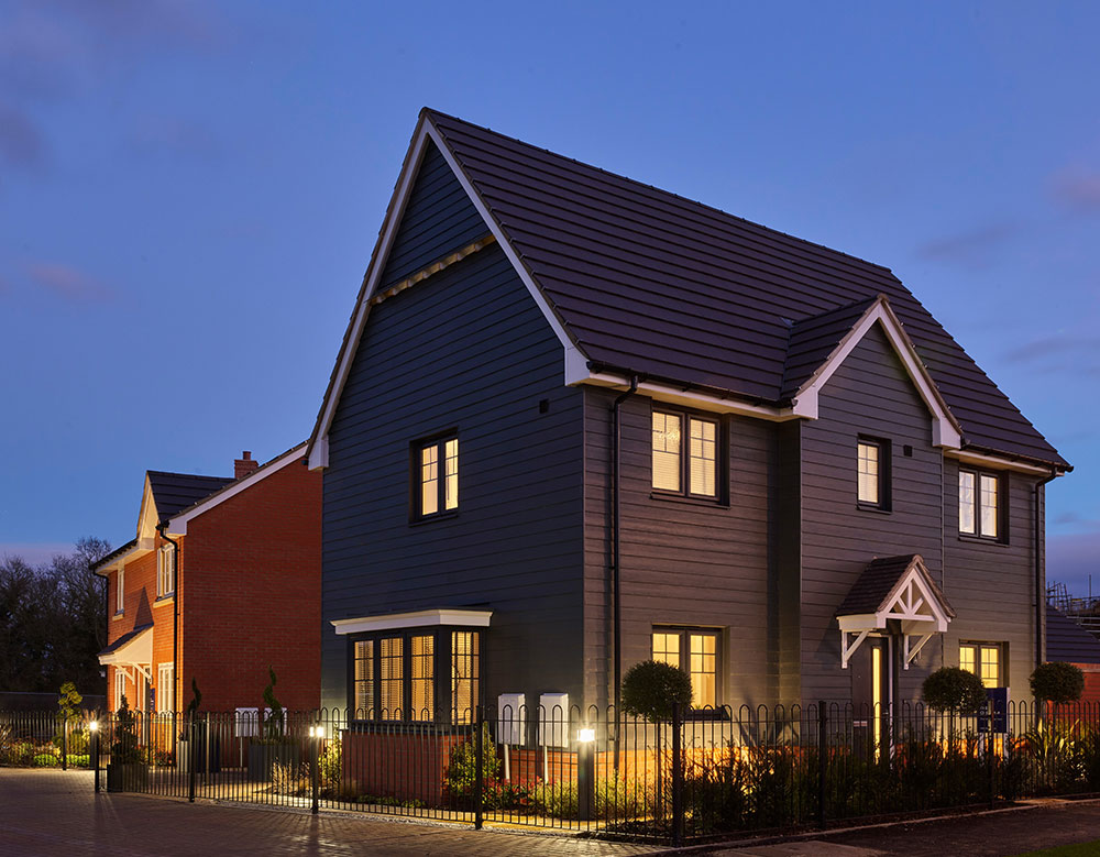 A selection of new homes at a Crest Nicholson development