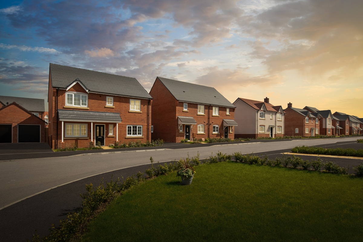 Dusk photography of a street scene at Kegworth Gate