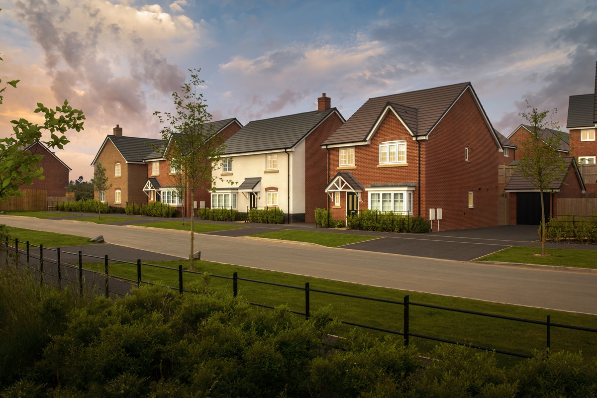 Dusk photography of a street scene at Westwood Park