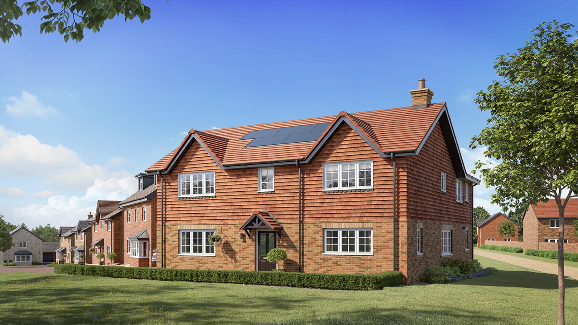 Streetscene at Castlefield Park, Harlington