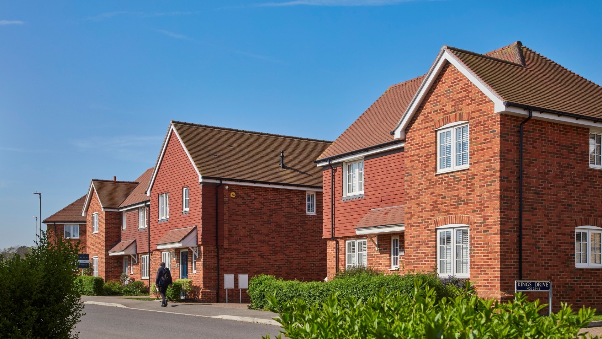 Street scene at Crown Meadows