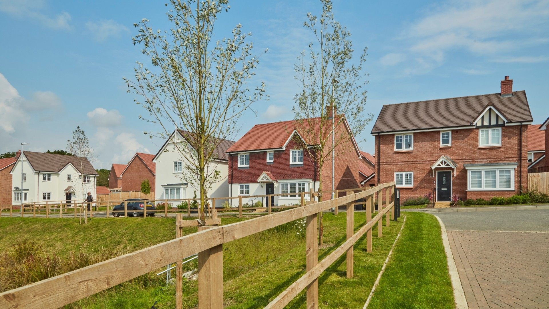 Street scene at Regents Brook