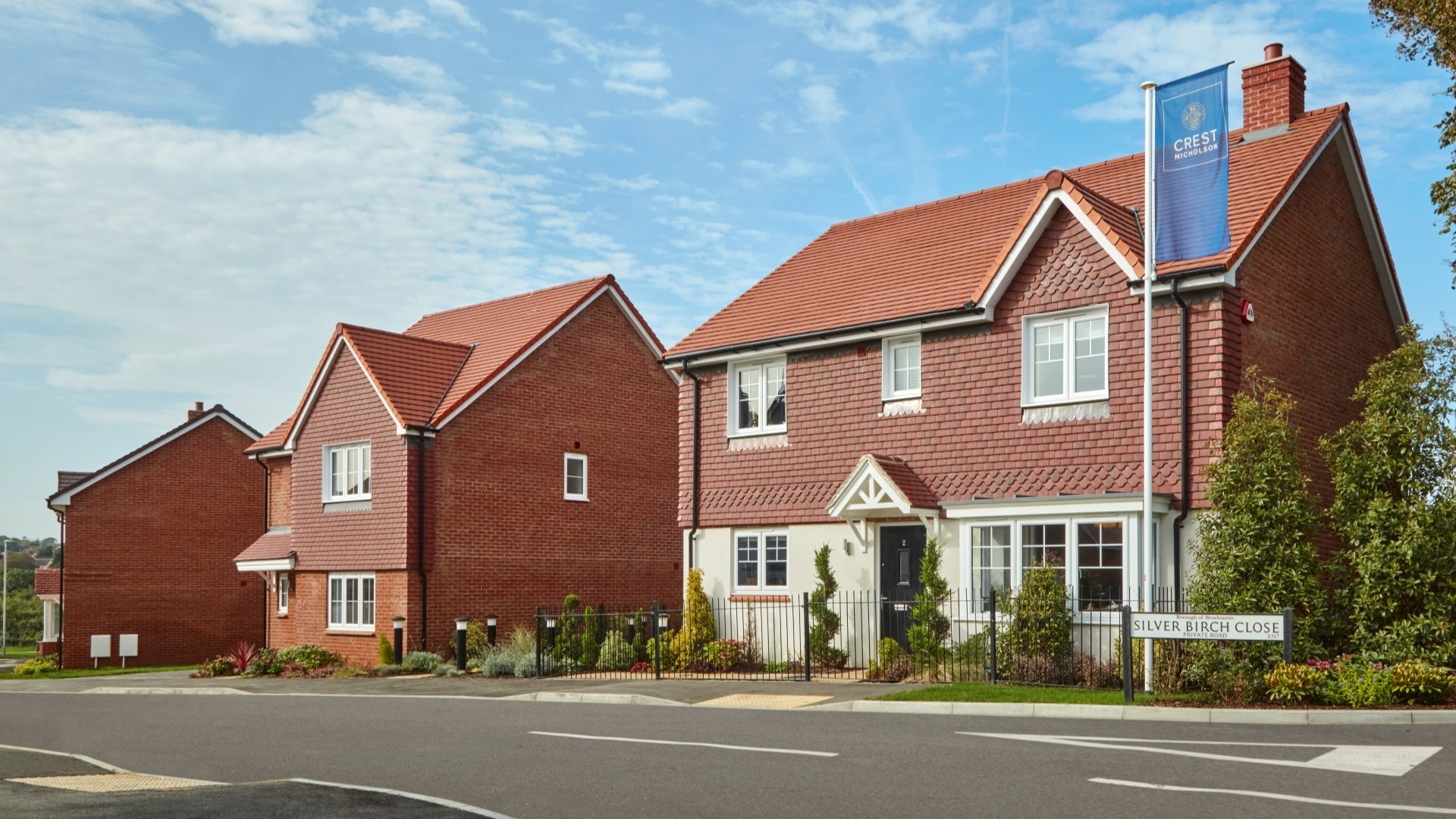 Street scene at Regents Brook