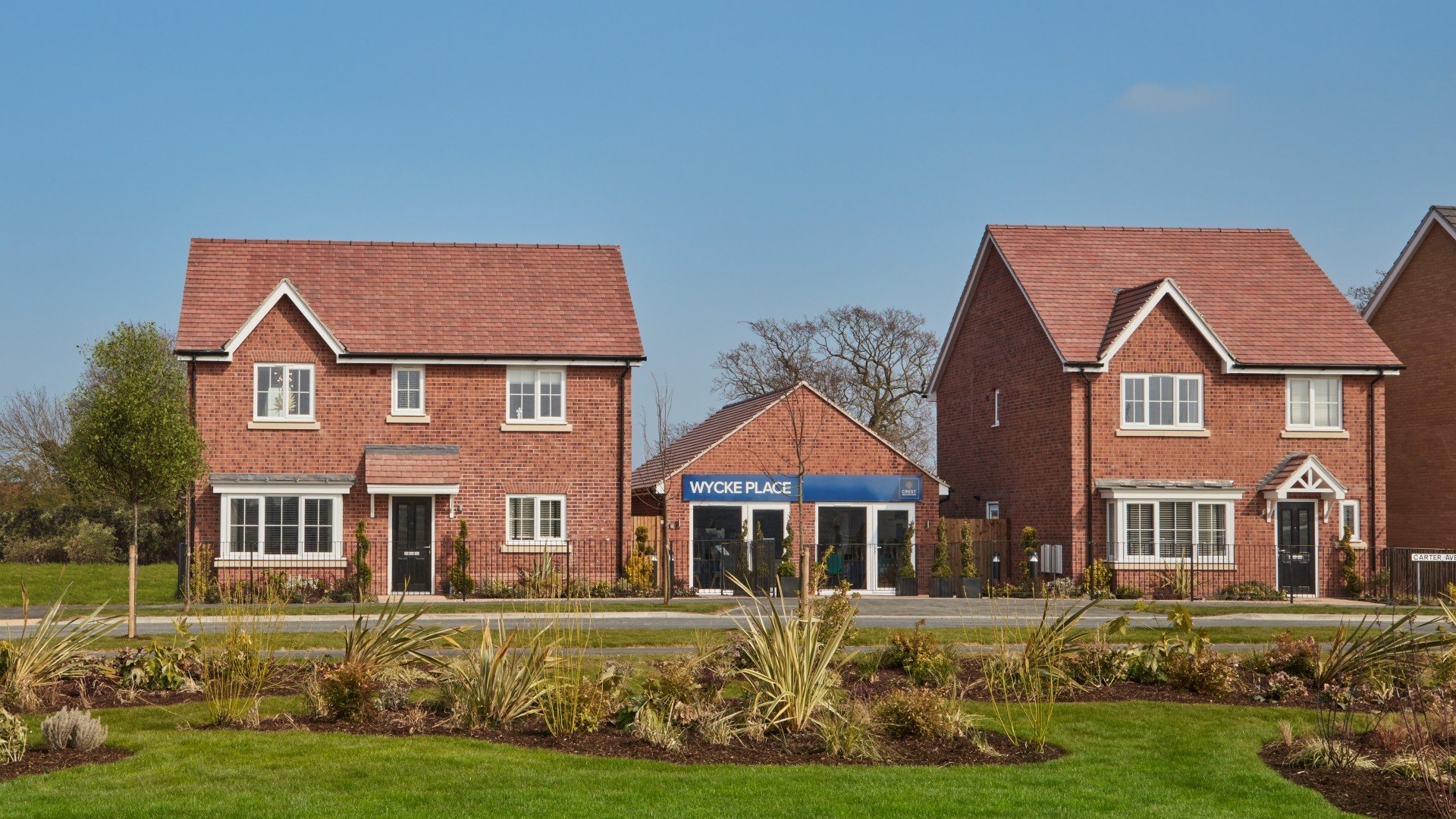 Street scene at Wycke Place