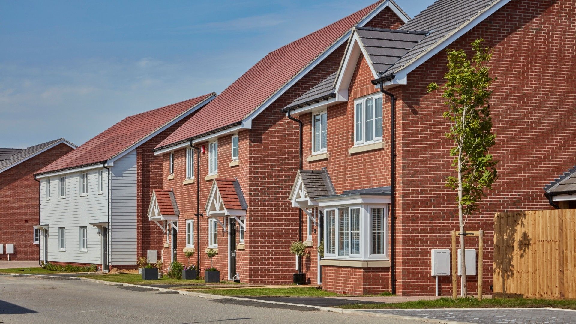 Street scene at Wycke Place