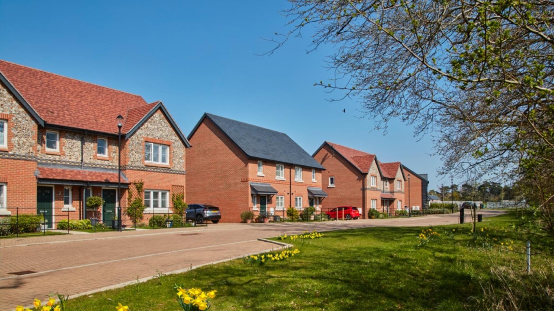 Street scene at Highlands Park