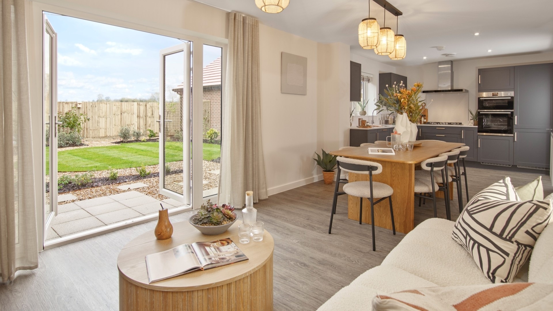 Show home interior at Nobel Park