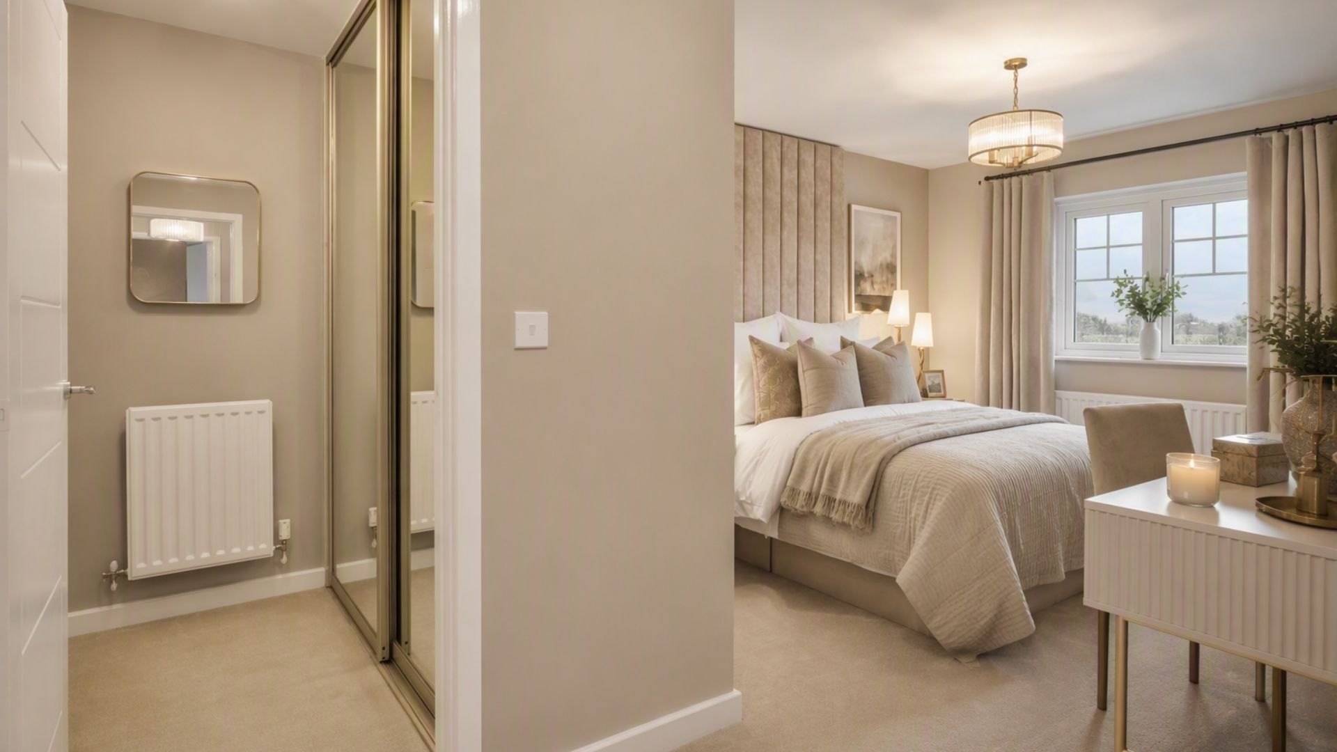 The Windsor bedroom 1 with walk in wardrobe