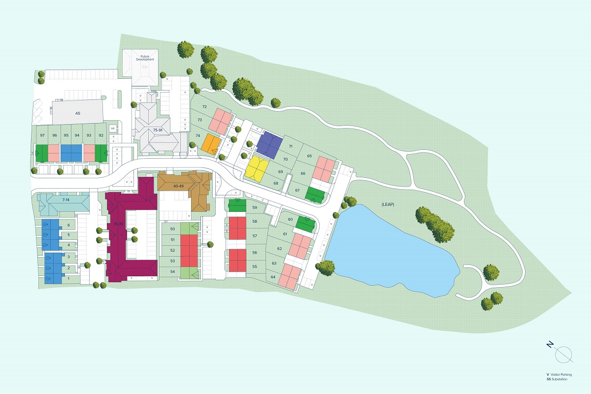 Catteshall Court plan