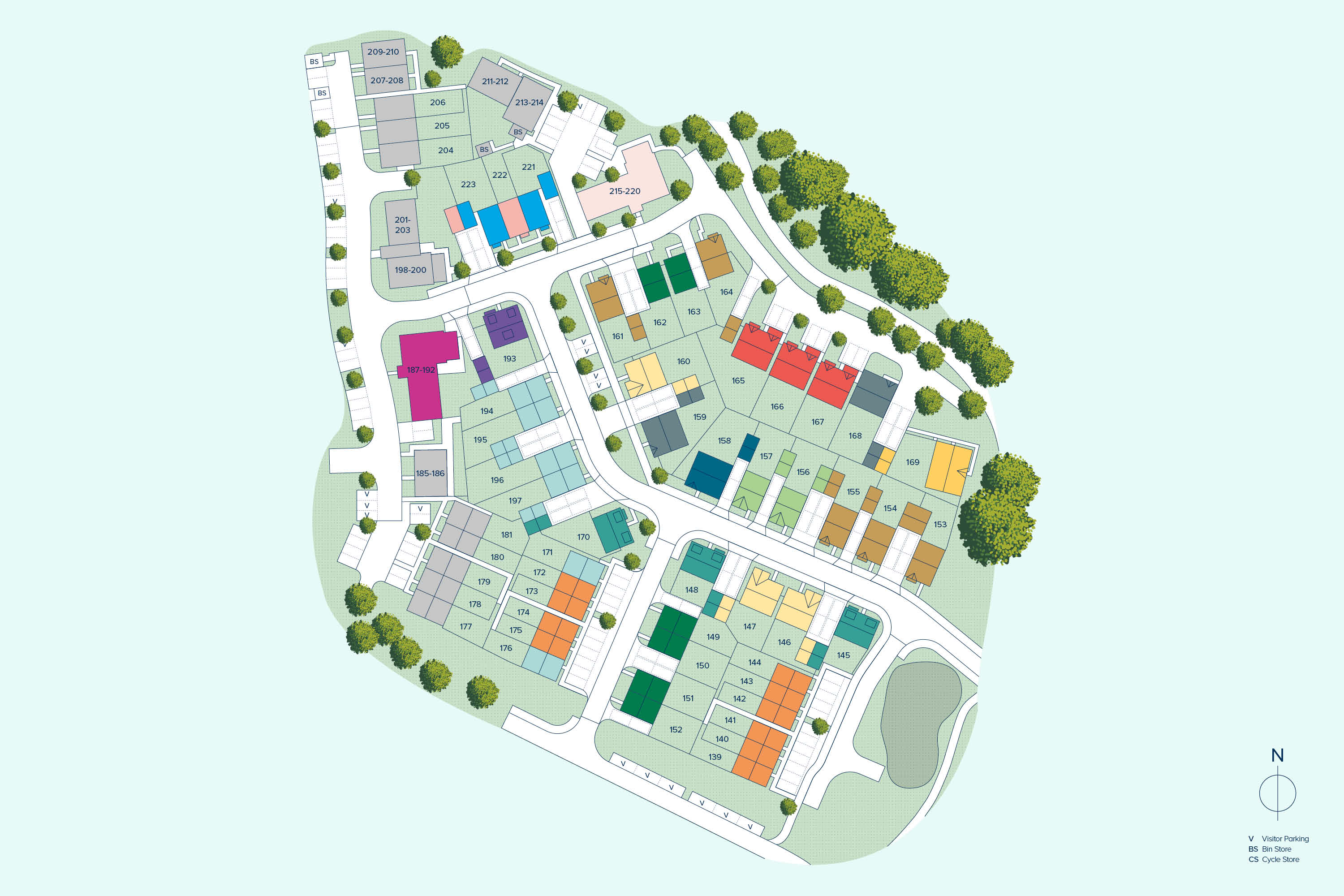 Nightingale Fields at Arborfield Green plan