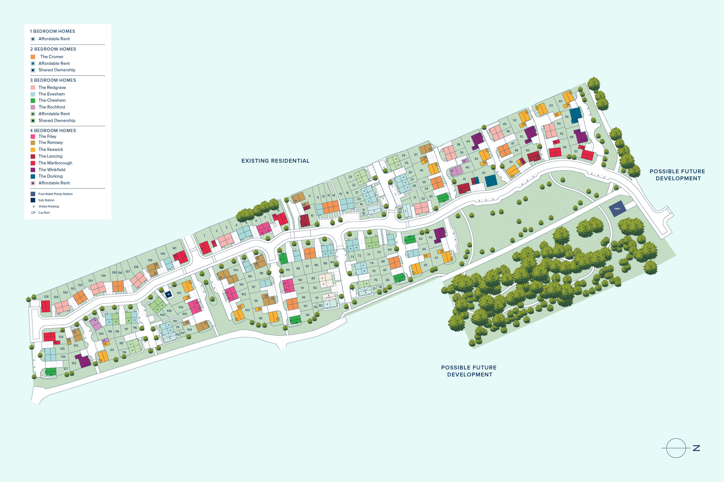 Saffron Fields plan