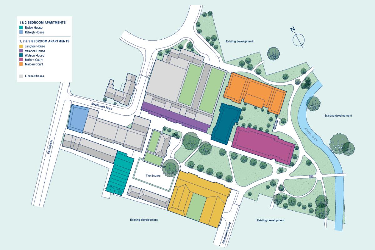 Brightwells Yard plan