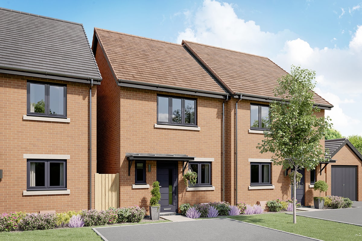 Potter's Grange - The Lulworth Semi Detached, new homes in Ashby