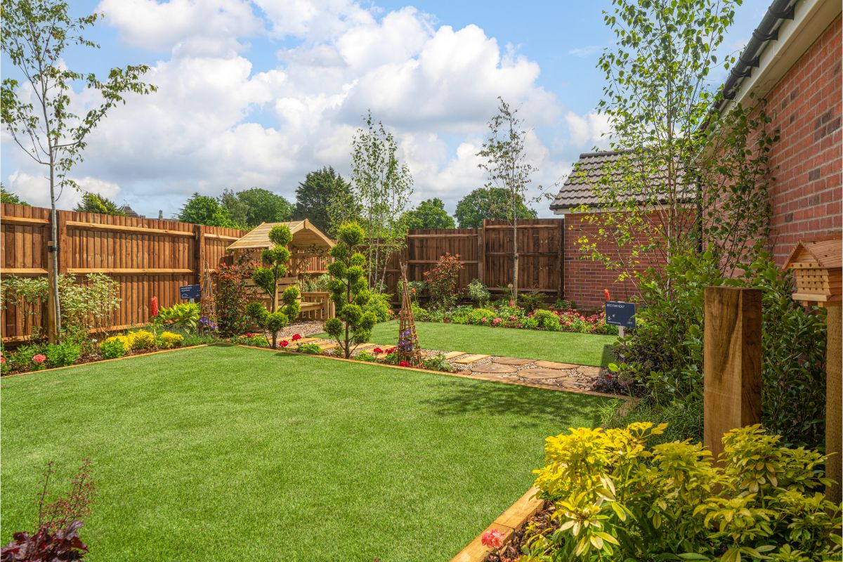 TYPICAL SHOW HOME GARDEN