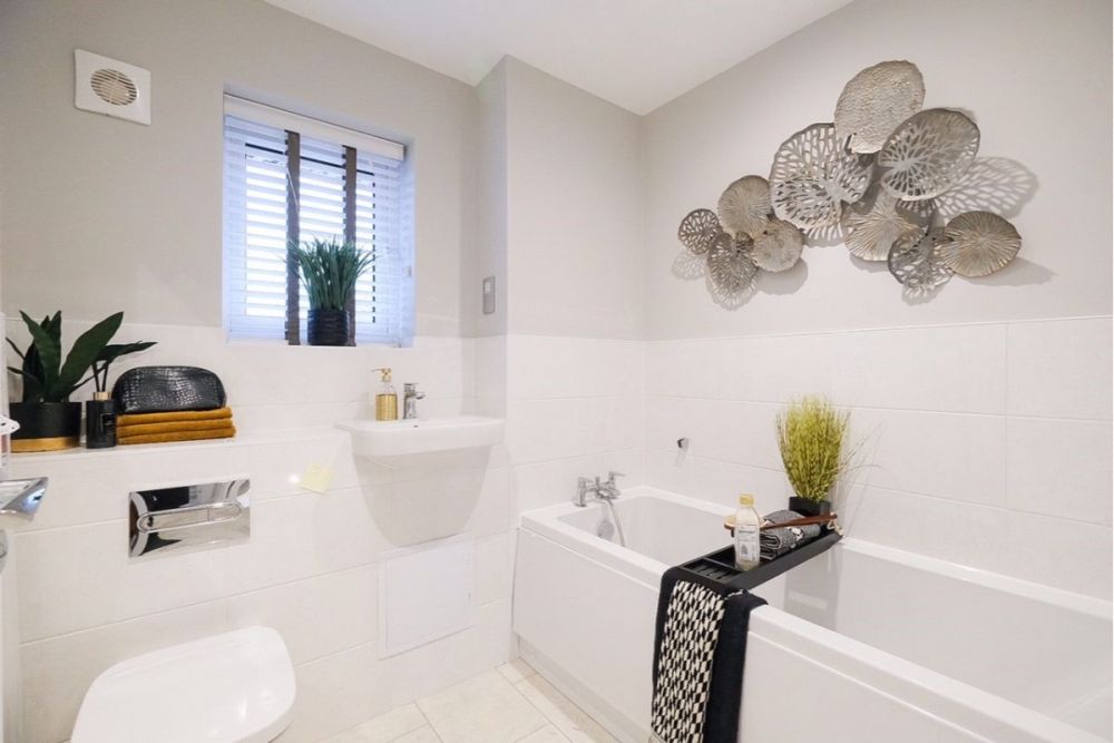 Show home bathroom