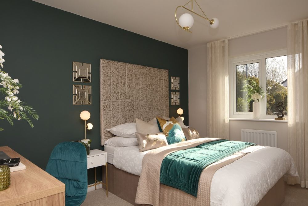 The Seaton - bedroom 1 - new homes Nuneaton