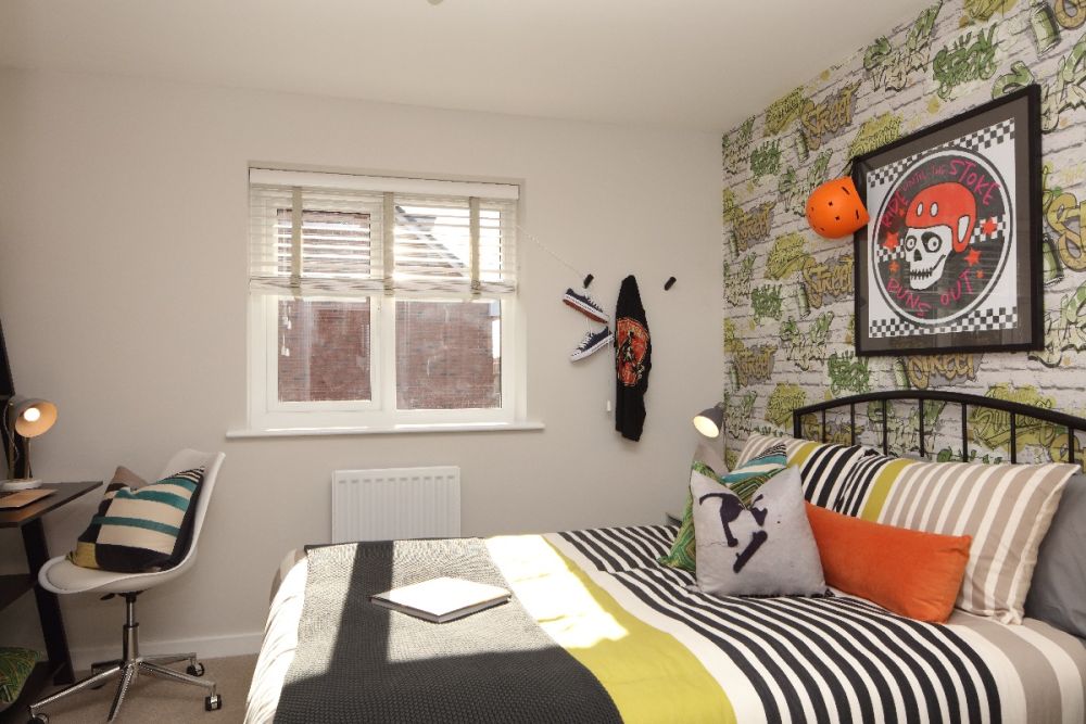 The Seaton - bedroom 3 - homes for sale Nuneaton 