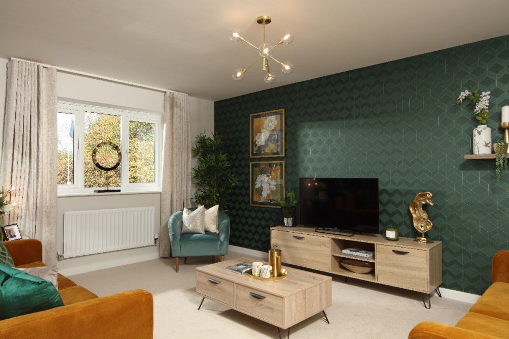 The Seaton - living room - houses for sale Nuneaton 