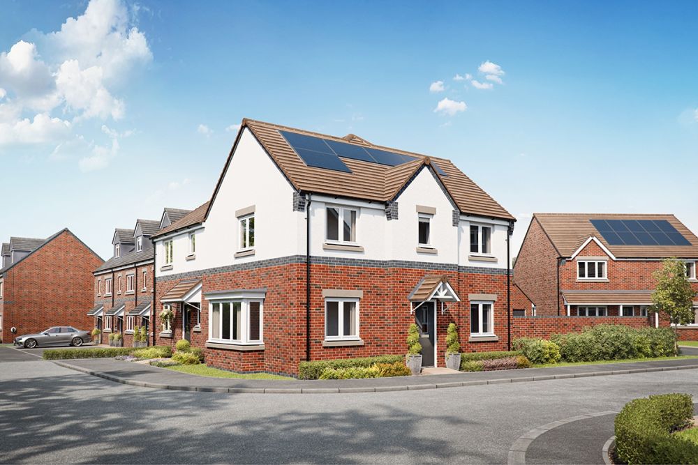 1. Crest Nicholson at Branston Locks - The Chesham - External - CGI