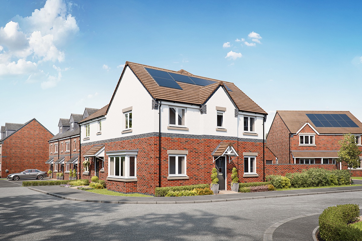 1. Crest Nicholson at Branston Locks - The Chesham - External - CGI