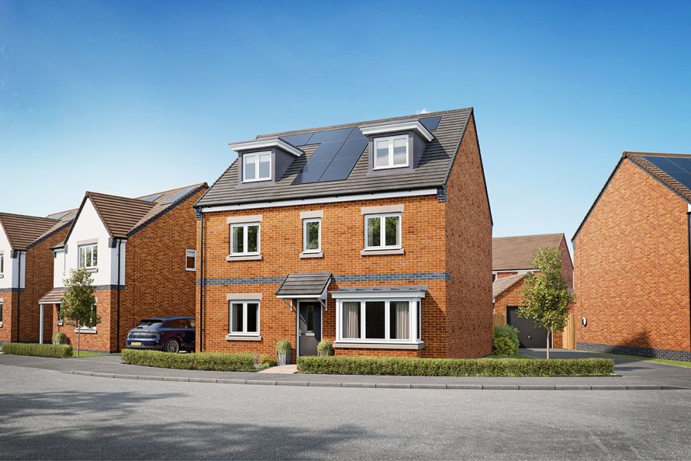 1. Crest Nicholson at Branston Locks - The Windsor - External - CGI