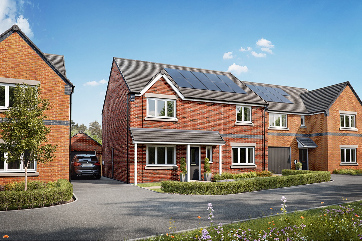 1. Crest Nicholson at Branston Locks - The Buckingham - External - CGI