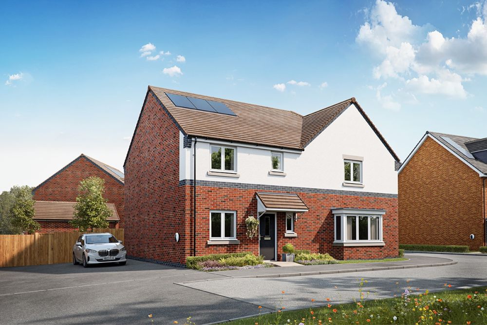 1. Crest Nicholson at Branston Locks - The Hadleigh - External - CGI