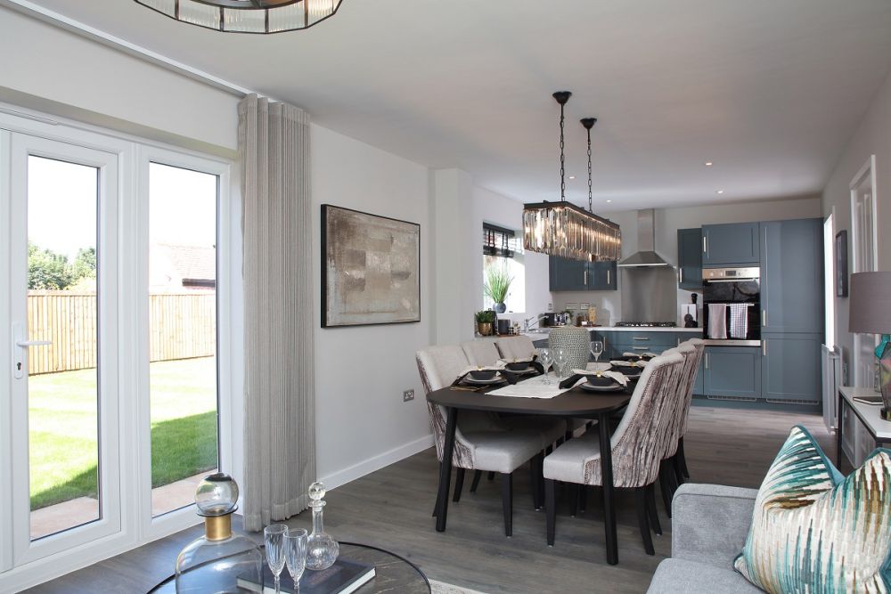 3. Crest Nicholson at Branston Locks - The Dorking - Internals - Kitchen and Dining Area