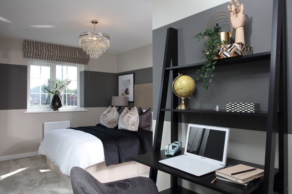 9. Crest Nicholson at Branston Locks - The Dorking - Internals - Bedroom 2