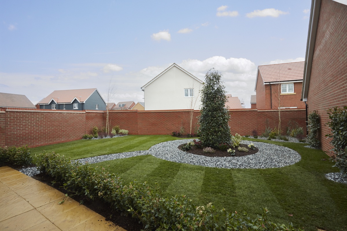 Typical Crest garden from another development
