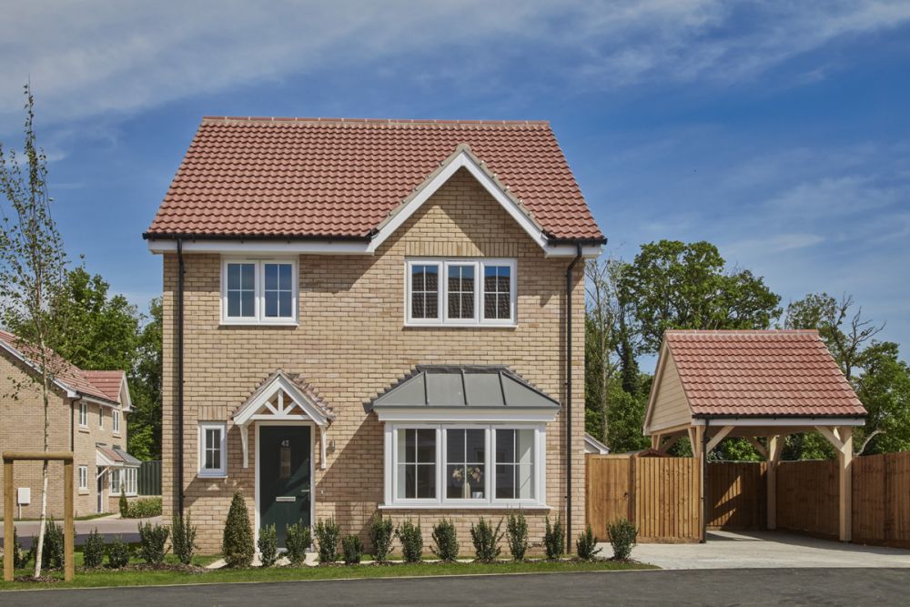 The Romsey 4 bedroom house at Saffron Fields 