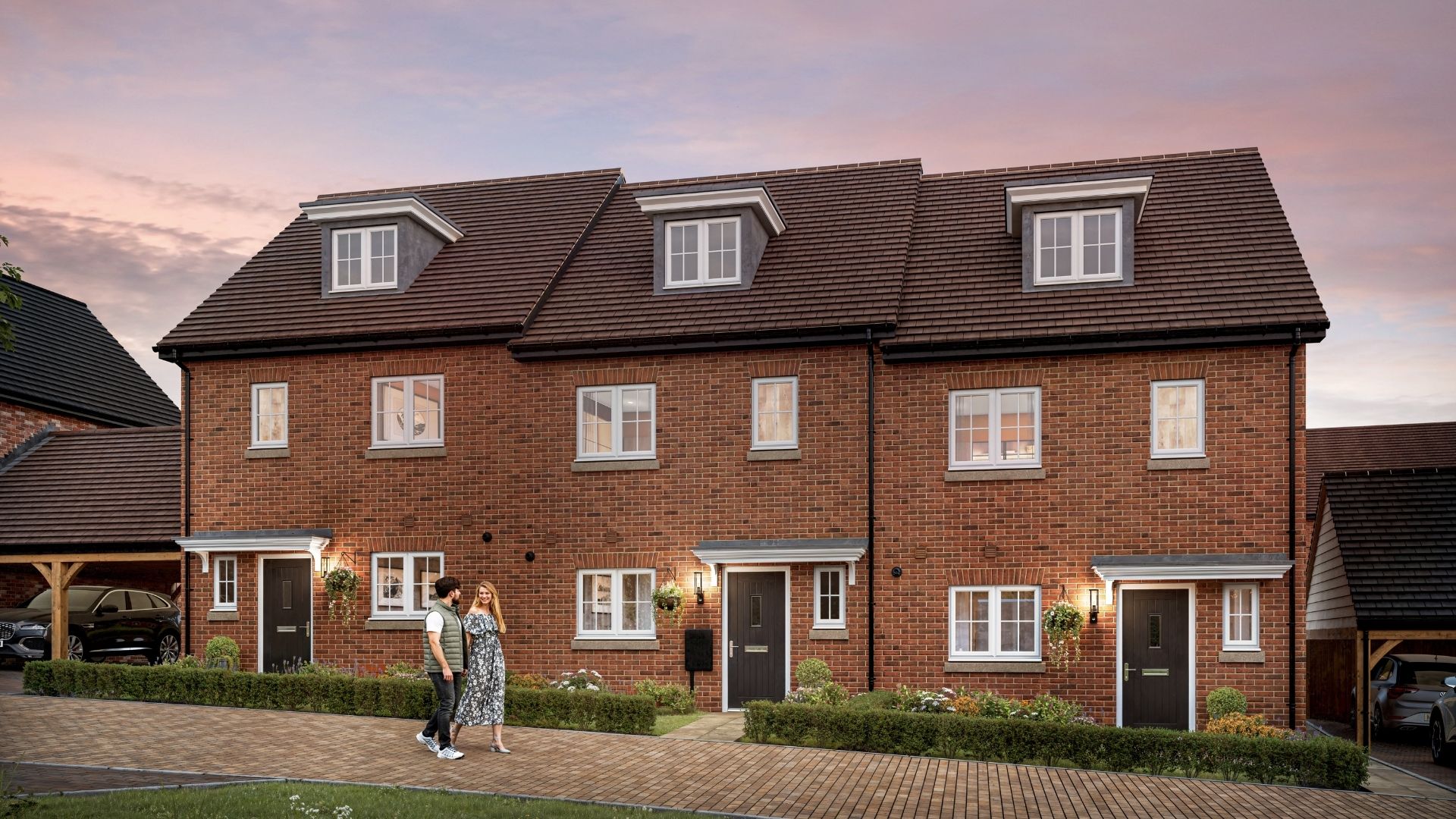 The Felstead, 3 bedroom terraced house for sale at Arden Oaks, Brentwood.