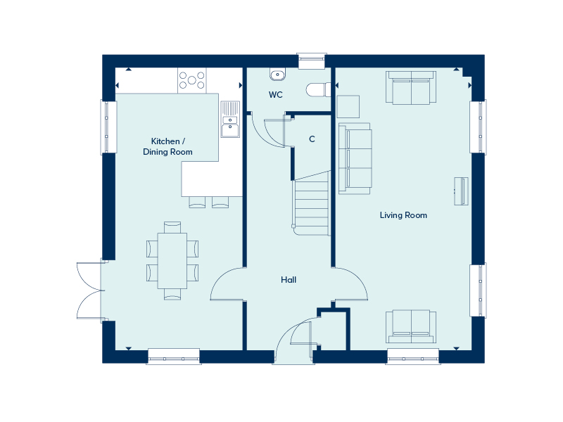 Home 116 The Cedar Green Acres at Alrewas Crest Nicholson