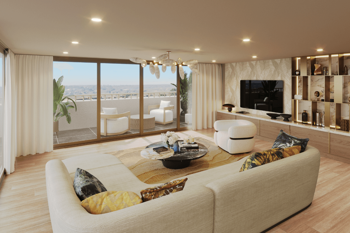 The Skyline Collection: Penthouse No. 1 - Living Room