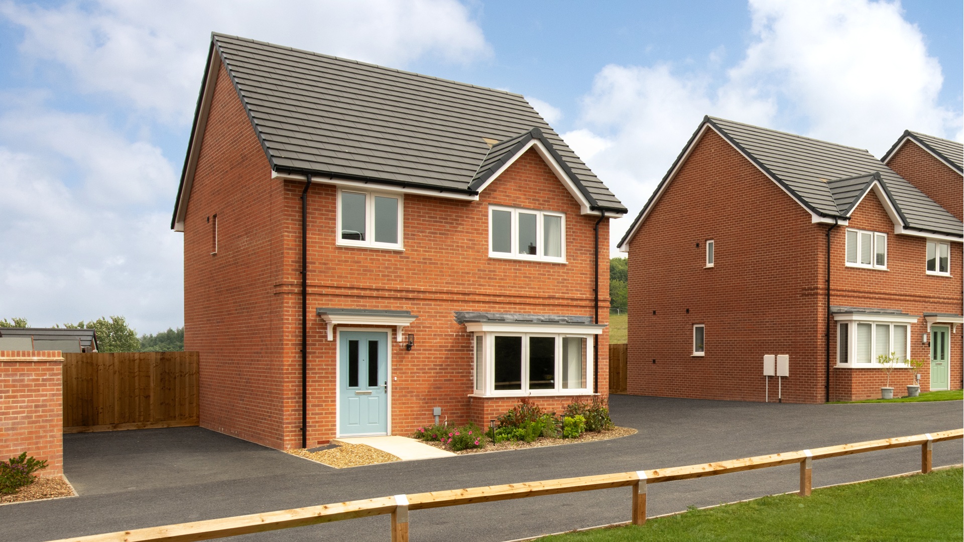 The Richmond house type at Malabar, a contemporary detached brick home with landscaped frontage and driveway.