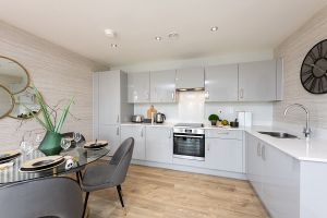 Upper Longcross kitchen and dining area