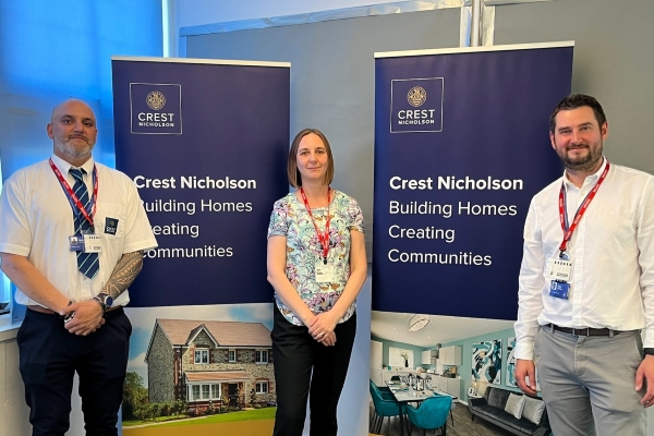 Crest team at the careers event