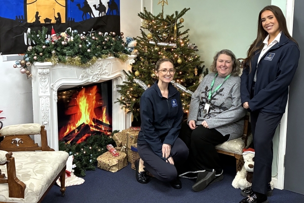 Sales team at the Coventry Foodbank