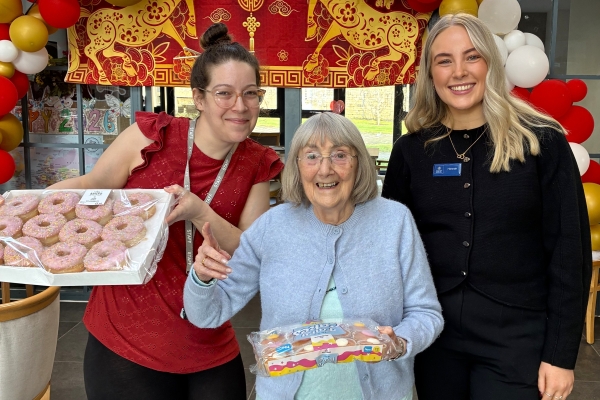 Crest Nicholson sales executive, care home worker and resident